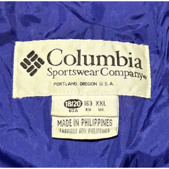 Columbia Tectonite Insulated Jacket Youth 2X 18/20 Coat Ski Snow Winter Blue EUC - Picture 8 of 12